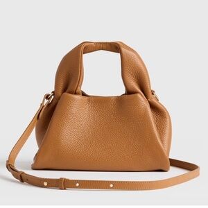 Quince Tan Leather Mini Bag crossbody New